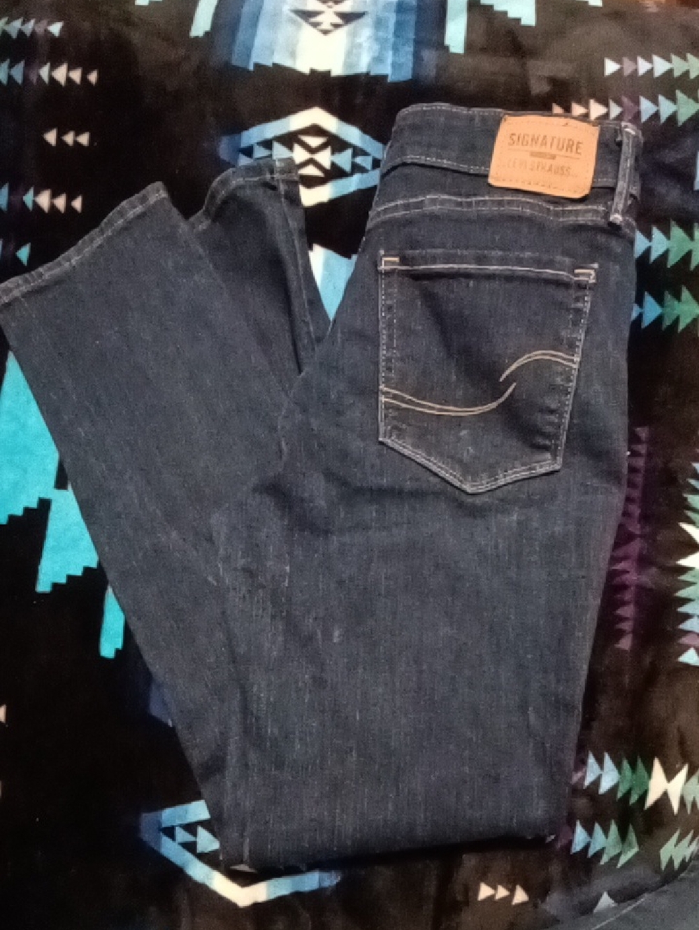 Signature Gold By Levi Strauss Mid-rise Straight